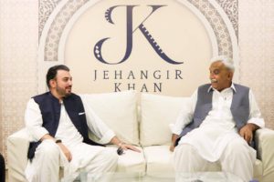 Chief Minister KPK with Jehangir Saifullah Khan